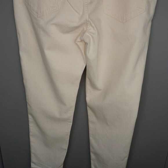 New Joe's Jeans The Diego Denim Trouser Tapered + Cropped in Ecru size 36 - Picture 12 of 16